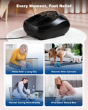 KNQZE Shiatsu Foot Massager with Heat and Remote, 2026 Upgraded Lift-Arch Design, 3D Deep Kneading, Relief for Plantar Fasciitis and Foot Pain, Fits Up to Men Size 14, Ideal Gift for Mom Women Men