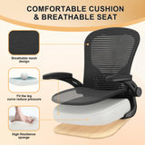 Office Chair, Ergonomic Desk Chairs 330LBS Capacity High Back Mesh Computer Chair with Flip-up Armrests