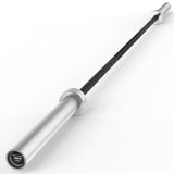 Olympic Womens Barbell Bar 6.5 ft, 35lb/15kg Weightlifting Bar for Powerlifting, Bench Press, Deadlift, Squat - 1000 lb Capacity, Home & Gym Strength Training, Black & Silver