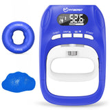 FitBeast Grip Strength Trainer Kit, Digital Grip Strength Tester with Dual-Resistance Ring & Soft Stress Ball for Recovery, Therapy & Hand Strength Improvement (Hand Rehab 3-in-1 Kit)
