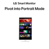 LG 27U730SA-W 27-Inch Smart 4K UHD (3840 x 2160) IPS Computer Monitor, HDR10