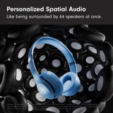 Beats Solo 4 - Wireless On-Ear Bluetooth Headphones, Up to 50-Hour Battery Life, Ultra-Lightweight Comfort, Powerful and Balanced Sound, Apple & Android Compatible - Slate Blue