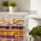 Chefnificent Food Dehydrator DryPro 400 Machine with 5 Adjustable Trays, Rapid 4 Hour Drying, BPA Free Fruit Dryer for Jerky, Herbs, Mushrooms, Freeze Dryer Alternative for Healthy Snack