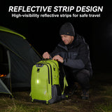 Super Eager 50L Lightweight Hiking Backpack for Men Women, Waterproof Camping Backpack with Trekking Pole Attachments, Large Capacity Outdoor Backpack for Trekking, Backpacking, Travel and Camping
