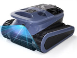 Sonar Navigation Pool Vacuum for Inground Above Ground Pools, Climb Stairs Pool Cleaner with 3 Modes, Powerful Suction, Self-Parking, Wall&Waterline Cleaning Pool Robot, Clean Up to 2150 Sq.Ft