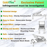 Veggie Chopper With 8 Blades, Onion Chopper with Container, Pro All-in-1 Food Chopper Vegetable Cutter, Grater, Dicer goldtree