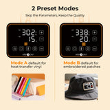 Auto Hat Press Machine - Hat Heat Press Machine with Precise Temp&Timer Control