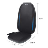 COMFIER Shiatsu Back Massager with Heat, Chair Massage Pad for Back Pain Relief,Massage Seat Cushion for Home or Office Chair Use,Gift for Men,Women