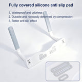 Toilet Safety Rails for Seniors,Space Saving Foldable Toilet Handle, Toilet Support Rails for Seniors and Disabled, Pregnant Women, Grab Bars Toilet Safety Frame