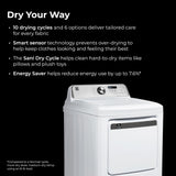 Kenmore 7.0 cu. ft. Front Load Electric Dryer - White