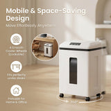 Heavy Duty Paper Shredder: 7 Sheets P-7 Ultra Micro-Cut 3/64''*5/64'' Shreds Credit Cards & CDs 30 Min Continuous Run 6-Gallon