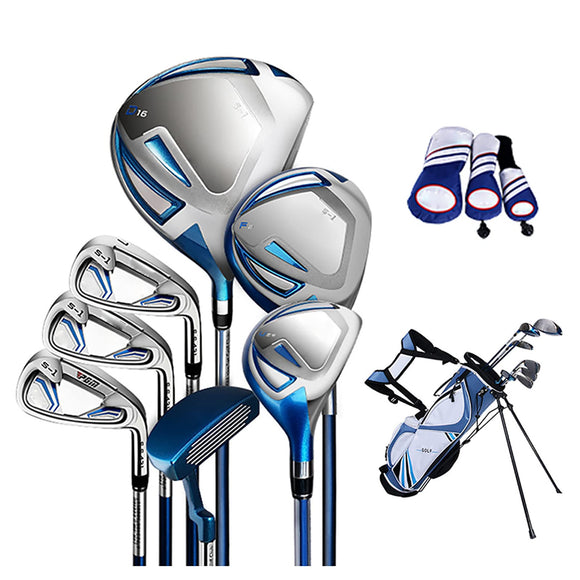 Complete Golf Club Set for Children Kids, Beginner's Golf Training Set, Boys Right Hand Golf Clubs Set with Bag, 135