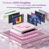 NIMO 17.3" FHD IPS Gaming Laptop, AMD Ryzen 7 Computer (Up to 4.75 GHz, Beat i7-12650H) with 32GB DDR5 RAM 1TB SSD Radeon 680M GPU 2-Yr Warranty 180° View Multifuntional for Business Creator Student
