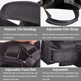 Ldhpaxl Head Neck Harness Training Diverse Workout Adjustable Strap Chin Pad Strength Powerlifting Workout Equipment for Weight Lifting,1kg