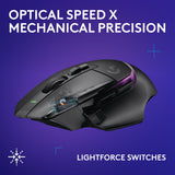 Logitech G502 X Plus Lightspeed Wireless Gaming Mouse + G515 TKL Wireless Gaming Keyboard (Tactile) Bundle: Black