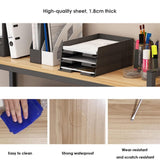 Adjustable 2-Tier White Metal Desktop Bookcase - Stylish Bookshelf Organizer & Multipurpose Countertop Display Shelf for Office, Home, and Desk Storage (85x32x90cm)