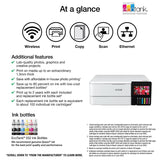 Epson EcoTank Photo ET-8500 Wireless Color All-in-One Supertank Epson