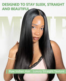 MLIP Human Hair Bundles Straight, Raw Virgin Indian Hair, Full & Natural