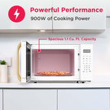 FRIGIDAIRE 1.05 cu. ft. Retro Microwave, WhiteGold