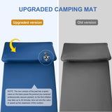 Self Inflating Sleeping Pad for Camping 3.1" Ultra-Thick Memory Foam Camping Mattress 20s Quick Inflation Camp Mat NYZ
