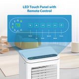 ACONEE Portable Air Conditioner, 8000 BTUs 3-IN-1 Quiet AC Unit with Remote Control, Portable Air Conditioner