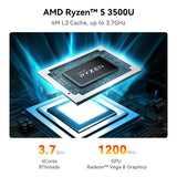 Beelink SER3 Mini PC W11 OS, AMD Ryzen 5 3500U 16GB DDR4 500GB SSD