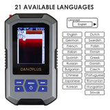 Portable Fish Finder Large HD Display Wireless Fish Finder, Fish Finders & Depth Finders for Boats with 147 feet Depth Detection Sensor, Rechargeable Castable Fish Finder Display Fish, Temp, Depth