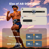 MASTOGO EMS AB Belt Muscle Stimulator,3 in 1 Wireless Tens Unit Stim Machine for Muscle Recovery,Electric ABS Home Gym Workout Belt for Abdomen