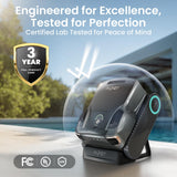 Aiper Scuba X1 Pro Max Pool Robot Vacuum & Robotic Pool Skimmer with 8,500 GPH Suction, Pool Mapping, 3μm Ultra-fine Filtration, Smart Surface Parking, for All Inground Pools, Grey