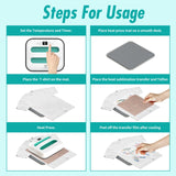 Heat Press Machine 12" x 10" Portable & Easy Heat Press for T-Shirts, Pillows