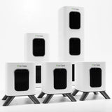 Air Oasis iAdaptAir 2.0 Whole Home HEPA Air Purifier Bundle – 5 Air Purifiers for Home, Bedroom & Pets (3 Small, 1 Medium, 1 Large) – Allergy, Mold & Smoke Removal