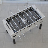 KETTLER Carrara Outdoor Foosball Table with 360 Degree Goalie Rotation, 5 Resin Balls, 5 Cork Balls and Premium Storage Cover