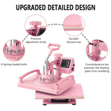 Hitgrand Heat Press 12x15 inch, Heat Press Machine for T-Shirts, 8 in 1 Heat Press with 30 OZ Tumbler Press
