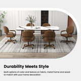 Set of 4 Chairs, Chairs with Wheels for Kitchen Room