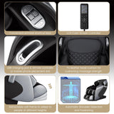 Full Body Massage Chair - Zero Gravity Shiatsu Massage Recliner with SL Track, Voice Control, Heat, Foot Roller, Thai Yoga Stretch Giantex