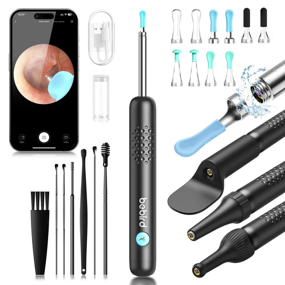Wax Removal Tool for Ear - Spade Ear Canal Cleaner with Camera BEBIRD