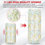 Filled Punching Bag for Adults, 4FT PU Leather Hanging Boxing Bag with 11lb Sponge Filler & 12OZ Boxing Gloves, Heavy Kicking Bag Boxing Equipment for MMA Training Karate Kickboxing YORWHIN