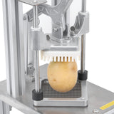 Rismanor Commercial French Fries Cutter 1/4″ 3/8″ 6 Wedges 6 Wedges to Core Stainless Steel Blades Potato Slicer Fruit Chopper for Restaurant Home Kitchen Cutting, Sliver