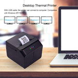 GRSJKRI Desktop 58mm Thermal Label Printer Wired Barcode BT Connection Support ESC/POS