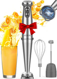 1000W Anti-scratch 3-in-1 Hand Blender, Upgraded 12 Speed Stainless Steel Blade Stick Blender KOIOS