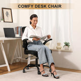 Office Chair, Ergonomic Desk Chairs 330LBS Capacity High Back Mesh Computer Chair with Flip-up Armrests