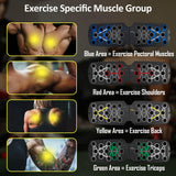 Sutekus Push Up Board for Men & Women Multi-function Detachable Push Up Bar for Strength Training Portable Home Gym Workout Equipment Sutekus