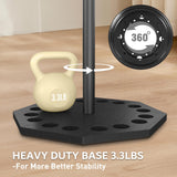 Fishing Rod Holder Wood, Holds Up to 16 Rods or Combos, 360° Spinning Fishing Pole Holder for Garage XIGOO