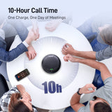 EMEET Luna Plus Conference Speaker and Microphone w/ 8 Mics, 360° Voice Pickup