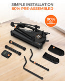 pooboo Elliptical Machine, Elliptical Exercise Machine with16-Level Resistance & Hyper-Quiet Magnetic Driving System, Elliptical Machine for Home with LCD Monitor&15.5IN Stride, 400LBS Weight Capacity pooboo