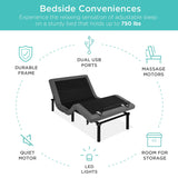 Best Choice Products Ergonomic Twin XL Size Adjustable Bed Frame