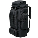 Ogetok 80L Hiking Backpack Camping Rucksack, 80 liters Large Capacity Outdoor Knapsack Travel Climbing Mountaineering Carry On Backpack Bag, Trekking Backpacking for Men Women, Black
