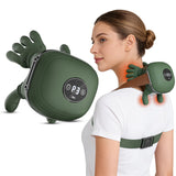Human-Like Neck Massager with Heat for Pain Relief Deep Tissue, Cordless 4D Kneading Neck and Shoulder Massager Back Massager with Bionic fingers Massage and Screen, Ideal Gifts for Women Men