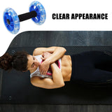 Kisangel Exercise Roller Ab Exercise Roller Abdominal Roller Dumbbell Fitness Wheel Wire Wheel for Hand Weights Equipment Kisangel