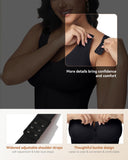 SHAPSHE Waist Trainer for Women Corset Shapewear Tummy Control Cincher Workout Sport Girdle With Adjustable Straps BLK/X-Small